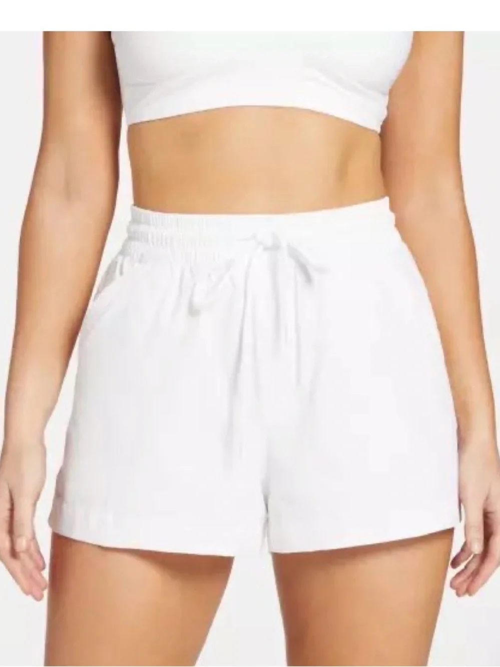 🚨ISO: Calia High Waisted Pure White Swim Board Shorts Medium ‼️PLEASE HELP‼️